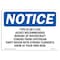 Signmission OSHA Sign, Type III Or V Life Jacket Recommended Beware, 18in X 12in Decal, 18" W, 12" H, Landscape OS-NS-D-1218-L-18752 - alternate 1